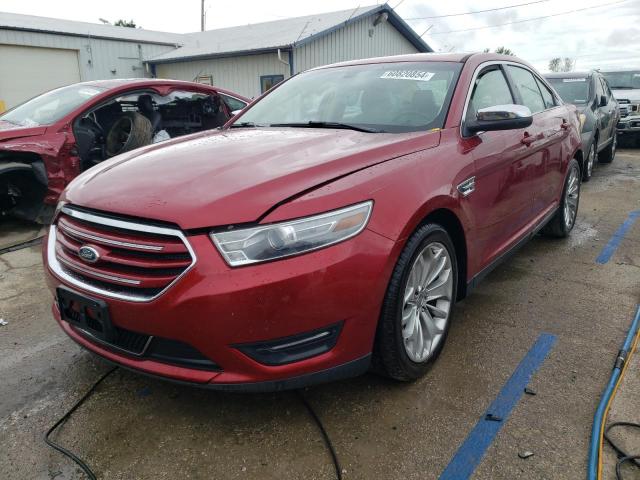 1FAHP2F80EG106265 - 2014 FORD TAURUS LIMITED RED photo 1