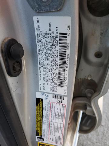 5TEJU62N66Z310747 - 2006 TOYOTA TACOMA DOUBLE CAB PRERUNNER SILVER photo 12