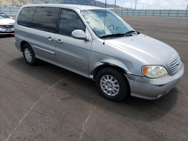 KNDUP131836478045 - 2003 KIA SEDONA EX SILVER photo 4