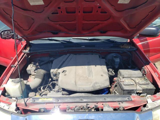 5TETU62N38Z585102 - 2008 TOYOTA TACOMA PRERUNNER ACCESS CAB RED photo 11