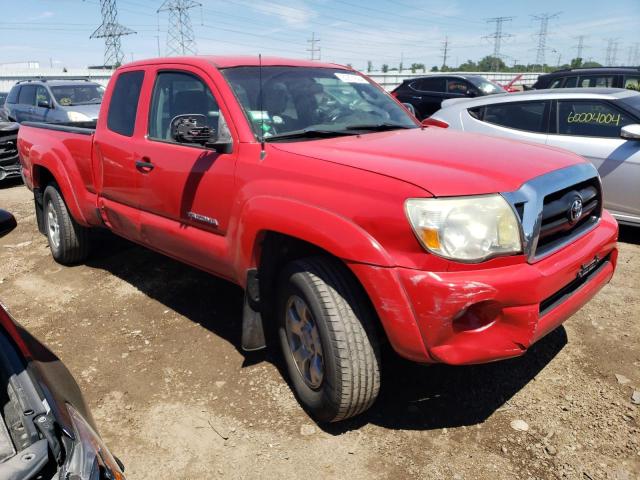 5TETU62N38Z585102 - 2008 TOYOTA TACOMA PRERUNNER ACCESS CAB RED photo 4