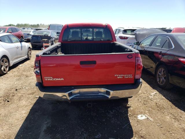 5TETU62N38Z585102 - 2008 TOYOTA TACOMA PRERUNNER ACCESS CAB RED photo 6