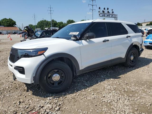 1FM5K8AW1LGB83806 - 2020 FORD EXPLORER POLICE INTERCEPTOR 白色 照片 1