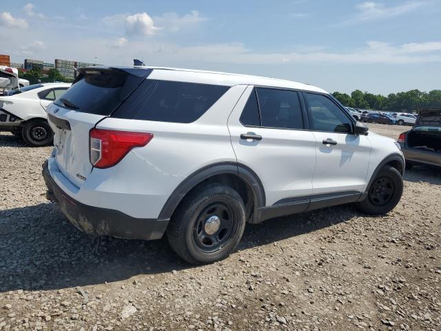1FM5K8AW1LGB83806 - 2020 FORD EXPLORER POLICE INTERCEPTOR 白色 照片 3