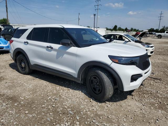 1FM5K8AW1LGB83806 - 2020 FORD EXPLORER POLICE INTERCEPTOR 白色 照片 4