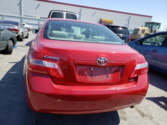 4T1BE46KX7U080674 - 2007 TOYOTA CAMRY CE RED photo 6