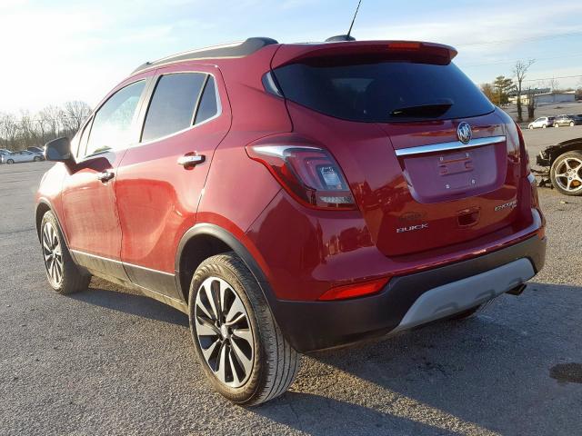 KL4CJFSB8JB568752 - 2018 BUICK ENCORE PREFERRED II  photo 3