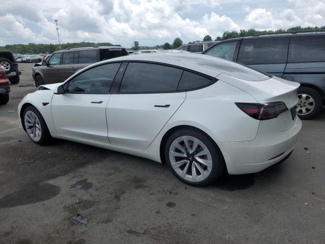 5YJ3E1EA2MF978335 - 2021 TESLA MODEL 3 WHITE photo 2