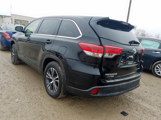 5TDBZRFH0KS701377 - 2019 TOYOTA HIGHLANDER LE  photo 3