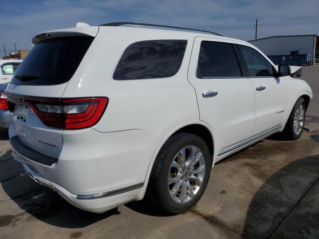 1C4RDHEG5GC353293 - 2016 DODGE DURANGO CITADEL WHITE photo 3