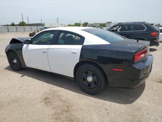 2C3CDXAGXEH235096 - 2014 DODGE CHARGER POLICE TWO TONE photo 2