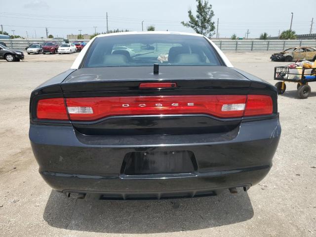 2C3CDXAGXEH235096 - 2014 DODGE CHARGER POLICE TWO TONE photo 6