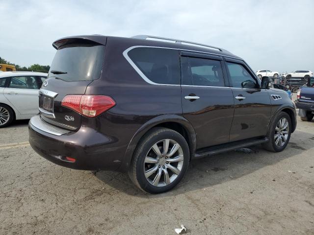 JN8AZ2NE4C9017575 - 2012 INFINITI QX56 MAROON photo 3