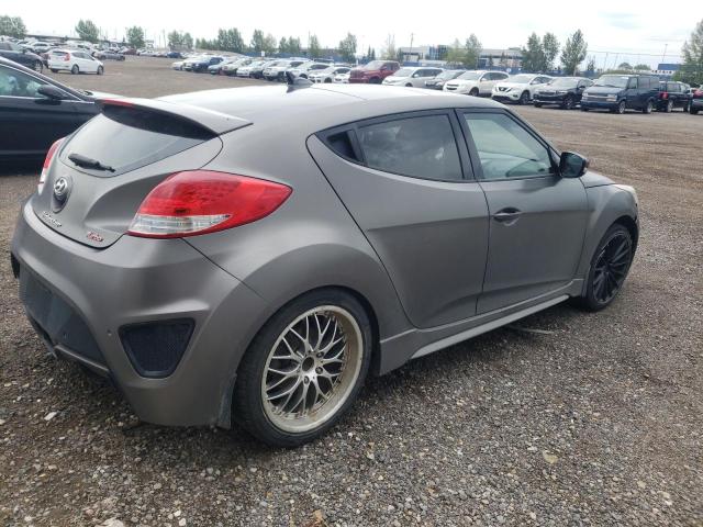 KMHTC6AE5DU180328 - 2013 HYUNDAI VELOSTER TURBO GRAY photo 3