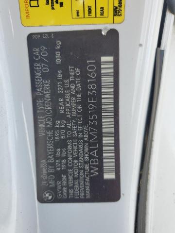 WBALM73519E381601 - 2009 BMW Z4 SDRIVE35I Ağ foto 13