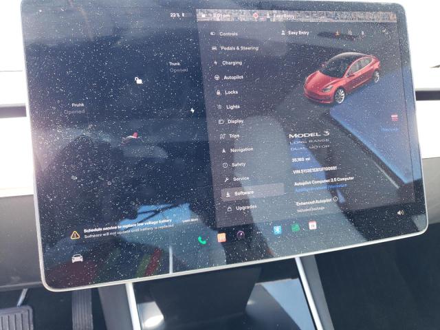 5YJ3E1EB1JF100691 - 2018 TESLA MODEL 3 RED photo 9