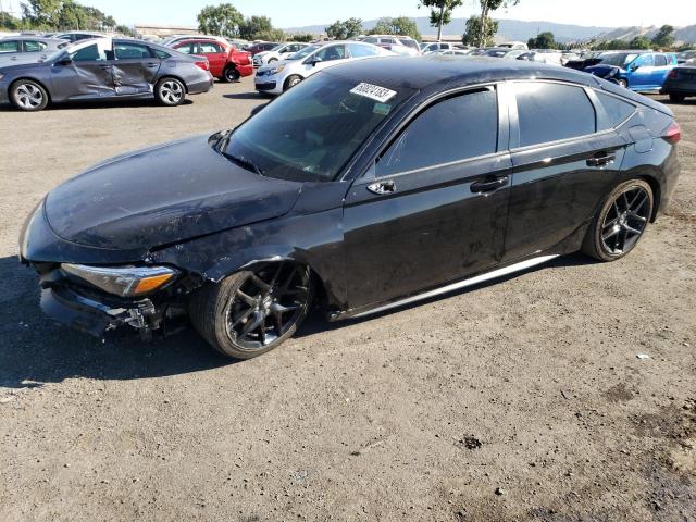 19XFL2H86NE018203 - 2022 HONDA CIVIC SPORT BLACK photo 1