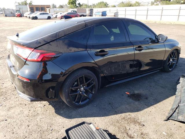 19XFL2H86NE018203 - 2022 HONDA CIVIC SPORT BLACK photo 3