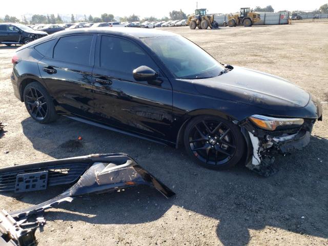 19XFL2H86NE018203 - 2022 HONDA CIVIC SPORT BLACK photo 4