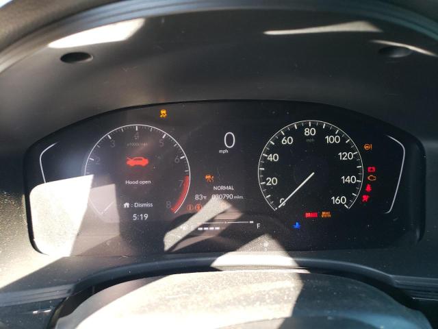 19XFL2H86NE018203 - 2022 HONDA CIVIC SPORT BLACK photo 9