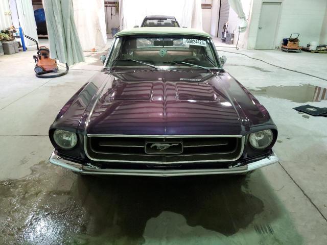 7T03T163881 - 1967 FORD MUSTANG CV PURPLE photo 5