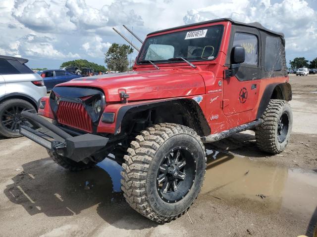 1J4FY29P1WP802954 - 1998 JEEP WRANGLER / SE RED photo 1