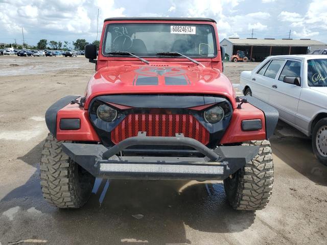 1J4FY29P1WP802954 - 1998 JEEP WRANGLER / SE RED photo 5