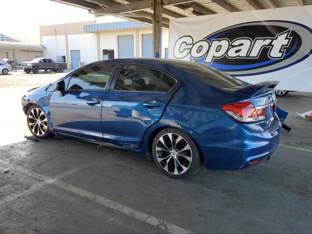 2HGFB6E5XDH704639 - 2013 HONDA CIVIC SI BLUE photo 2