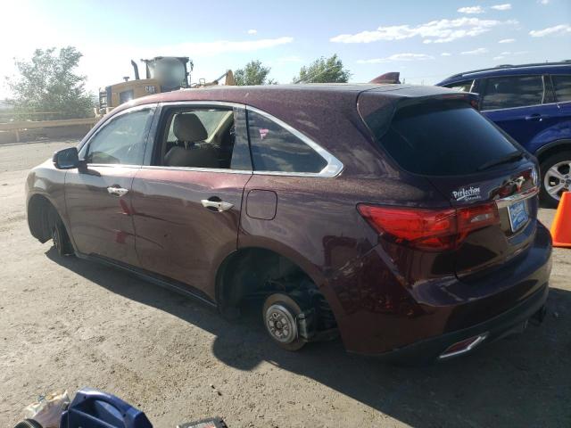 5FRYD4H41EB035871 - 2014 ACURA MDX TECHNOLOGY 勃艮第红 照片 2
