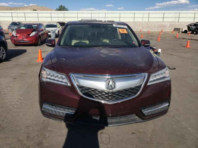 5FRYD4H41EB035871 - 2014 ACURA MDX TECHNOLOGY 勃艮第红 照片 5