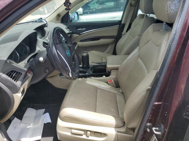 5FRYD4H41EB035871 - 2014 ACURA MDX TECHNOLOGY 勃艮第红 照片 7