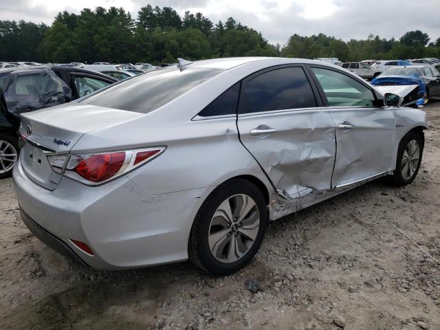 KMHEC4A40FA126217 - 2015 HYUNDAI SONATA HYBRID SILVER photo 3