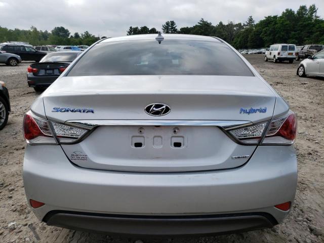 KMHEC4A40FA126217 - 2015 HYUNDAI SONATA HYBRID SILVER photo 6