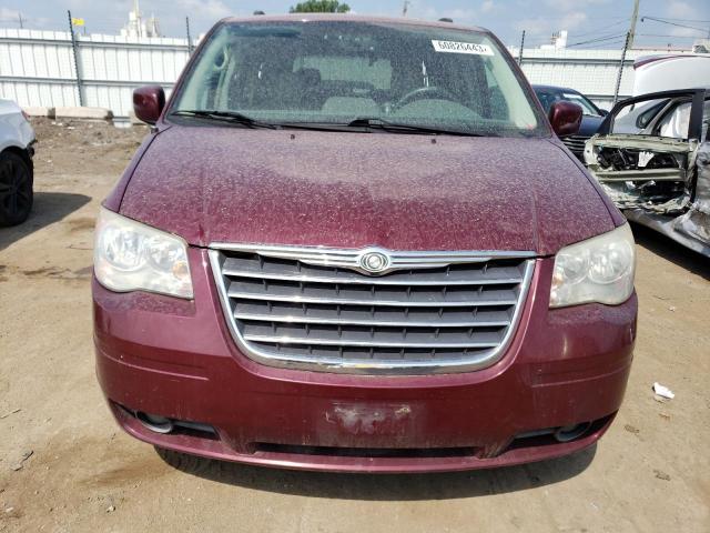 2A8HR54PX8R711910 - 2008 CHRYSLER TOWN & COU TOURING BURGUNDY photo 5