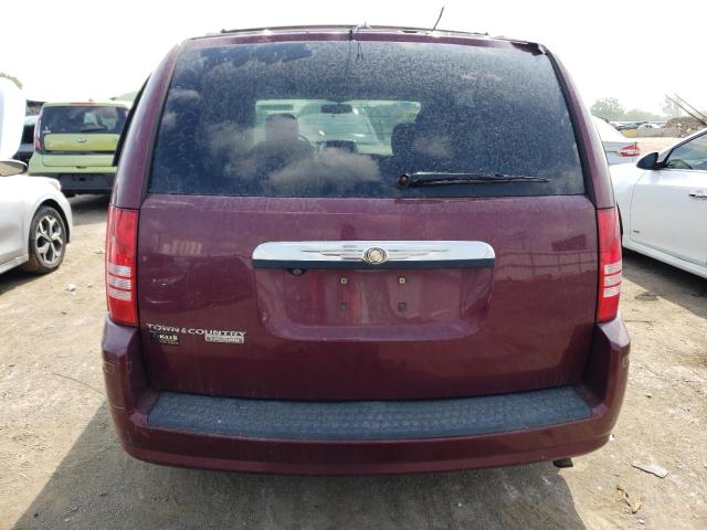 2A8HR54PX8R711910 - 2008 CHRYSLER TOWN & COU TOURING BURGUNDY photo 6