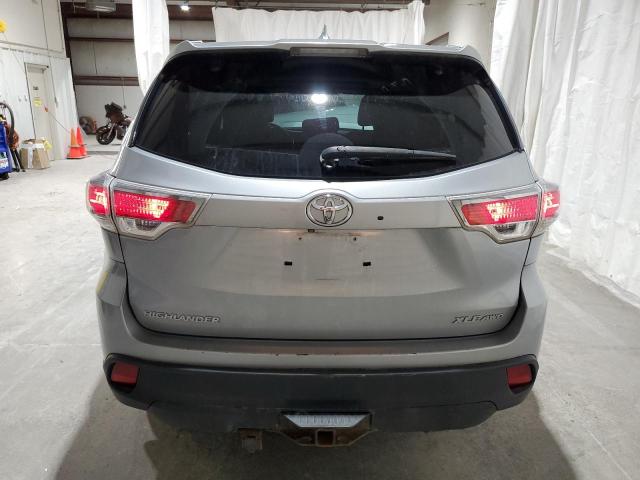 5TDJKRFH5FS161451 - 2015 TOYOTA HIGHLANDER XLE SILVER photo 6