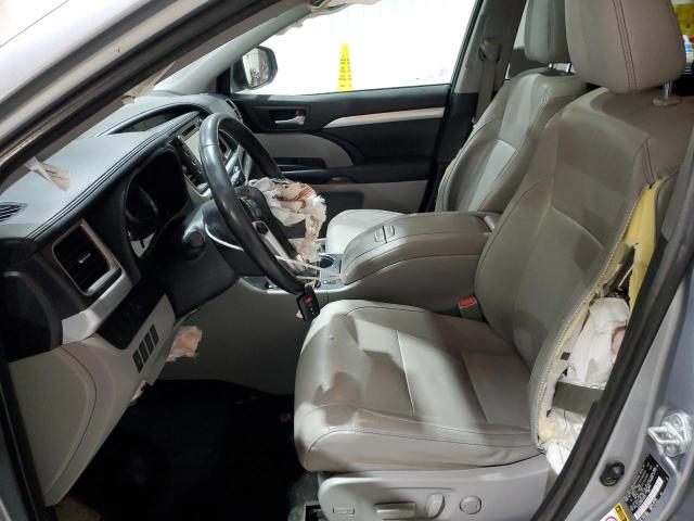 5TDJKRFH5FS161451 - 2015 TOYOTA HIGHLANDER XLE SILVER photo 7