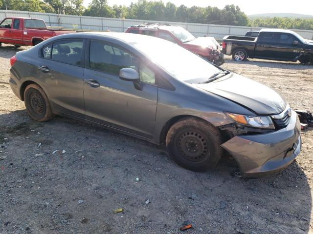 19XFB2F55CE332224 - 2012 HONDA CIVIC LX GRAY photo 4