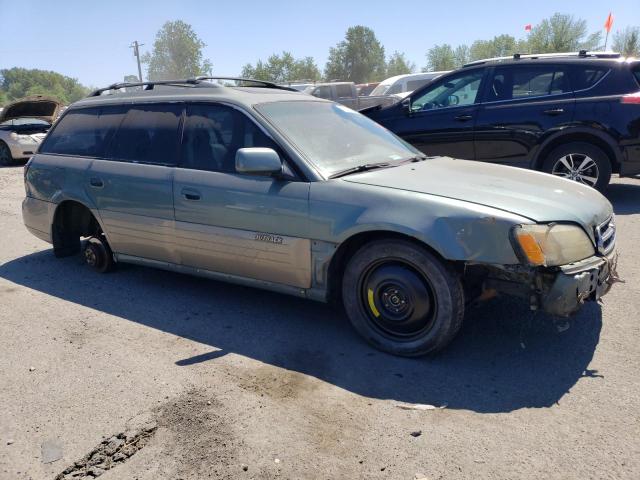 4S3BH686916606988 - 2001 SUBARU LEGACY OUTBACK LIMITED GREEN photo 4