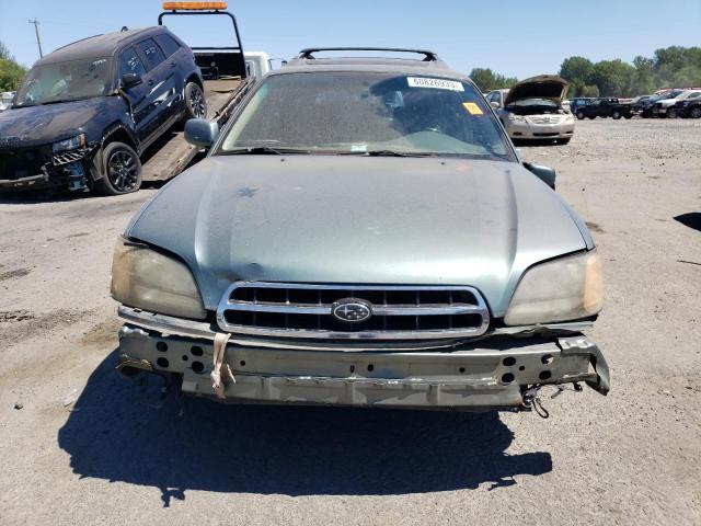 4S3BH686916606988 - 2001 SUBARU LEGACY OUTBACK LIMITED GREEN photo 5