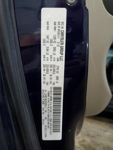 2C4RC1BG2CR293117 - 2012 CHRYSLER TOWN & COU TOURING Mavi foto 13