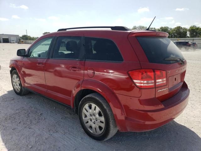 3C4PDCAB0JT274873 - 2018 DODGE JOURNEY SE RED photo 2