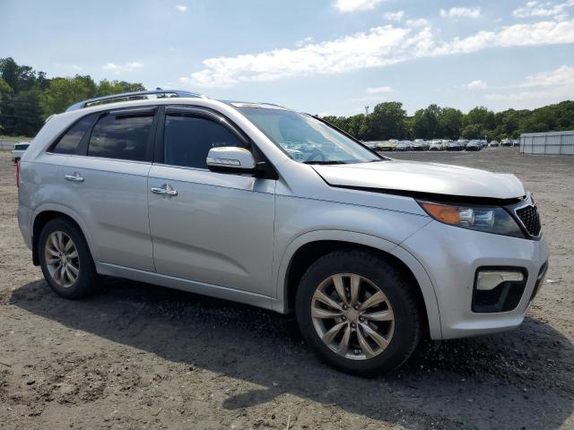 5XYKW4A27CG189548 - 2012 KIA SORENTO SX SILVER photo 4