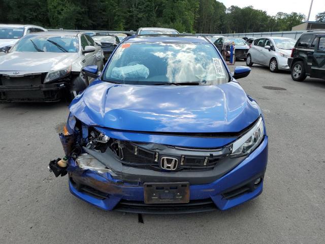 JHMFC1F7XJX000882 - 2018 HONDA CIVIC EXL BLUE photo 5