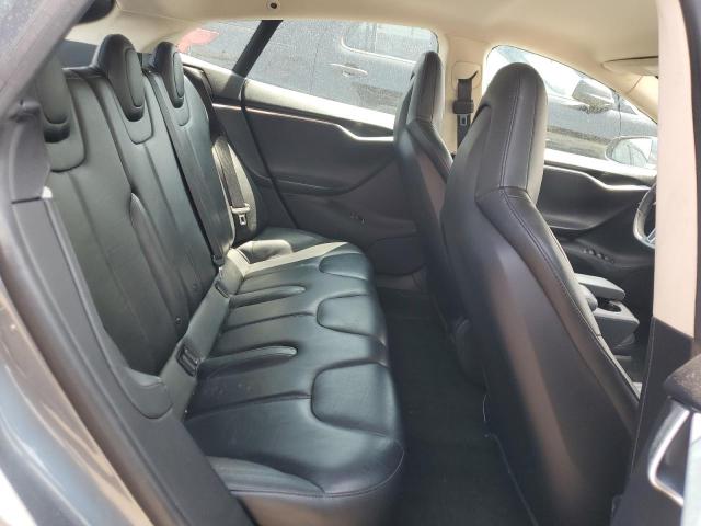 5YJSA1AG9DFP04910 - 2013 TESLA MODEL S GRAY photo 10