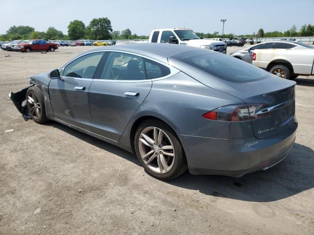 5YJSA1AG9DFP04910 - 2013 TESLA MODEL S GRAY photo 2