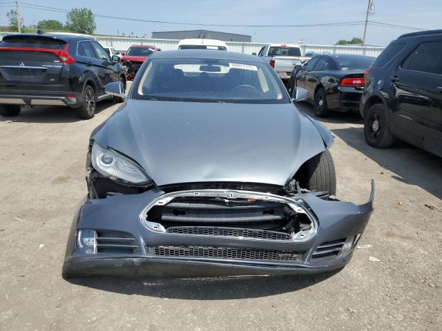 5YJSA1AG9DFP04910 - 2013 TESLA MODEL S GRAY photo 5