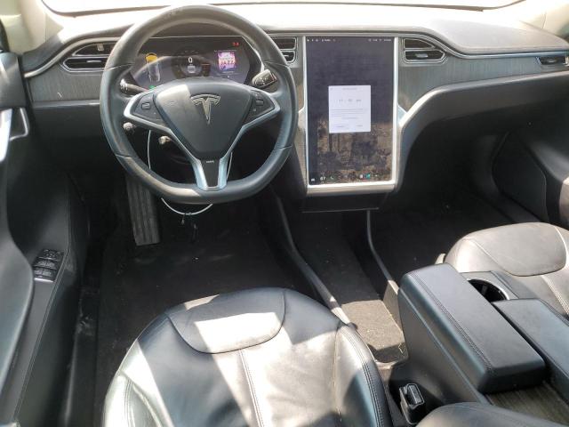 5YJSA1AG9DFP04910 - 2013 TESLA MODEL S GRAY photo 8