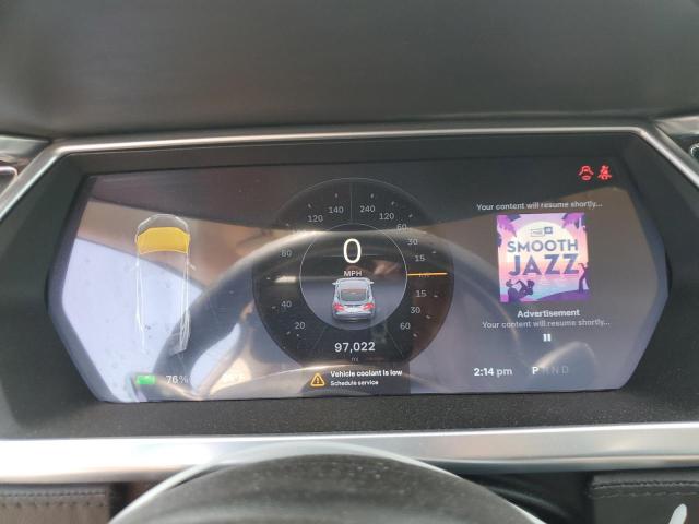 5YJSA1AG9DFP04910 - 2013 TESLA MODEL S GRAY photo 9