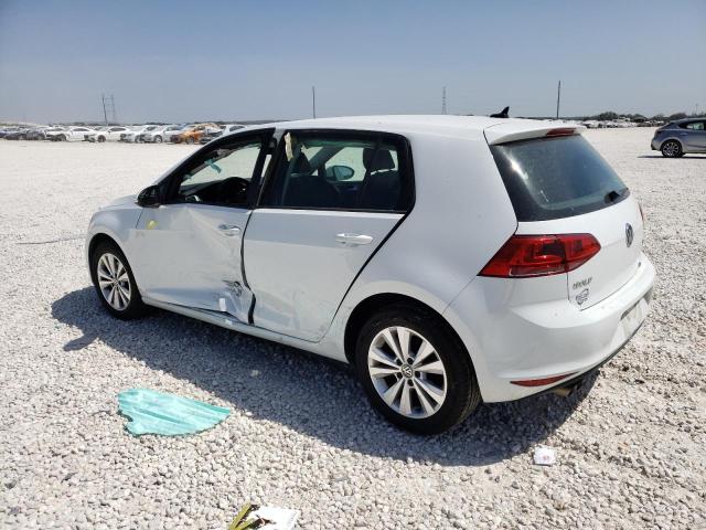 3VWRA7AU3FM022477 - 2015 VOLKSWAGEN GOLF TDI WHITE photo 2